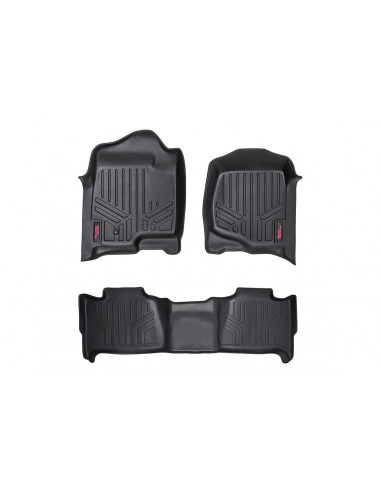 ROUGH COUNTRY FLOOR MATS | FR & RR | CHEVY/GMC TAHOE/YUKON 2WD/4WD (2007-2014)