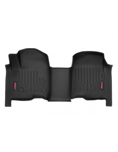 ROUGH COUNTRY FLOOR MATS | FRONT | OVER HUMP | CHEVY/GMC 1500/2500HD/3500HD (19-22)