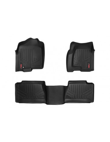 ROUGH COUNTRY FLOOR MATS | FR & RR | EXT CAB | CHEVY/GMC 1500 (99-06 & CLASSIC)
