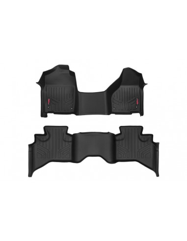 ROUGH COUNTRY FLOOR MATS | ONE PIECE FR |QUAD CAB | RAM 1500 2WD/4WD (2012-2018 & CLASSIC)