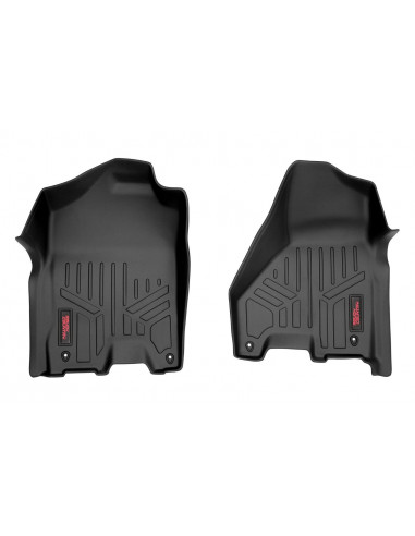 ROUGH COUNTRY FLOOR MATS | FRONT | CREW/MEGA CAB | RAM 1500/2500 2WD/4WD (12-18 & CLASSIC)