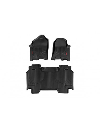 ROUGH COUNTRY FLOOR MATS | FRONT AND REAR | RAM 1500 (19-22)/1500 TRX (21-22)