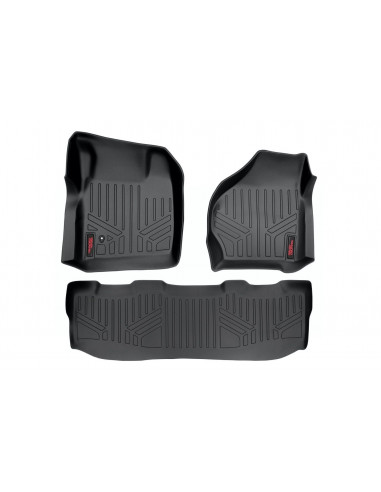 ROUGH COUNTRY FLOOR MATS | FR & RR | CREW CAB | FORD SUPER DUTY 2WD/4WD (99-07)