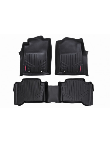 ROUGH COUNTRY FLOOR MATS | FRONT AND REAR L DOUBLE CAB | TOYOTA TUNDRA (07-11)