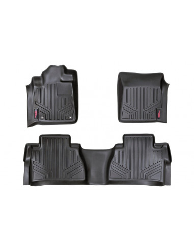 ROUGH COUNTRY FLOOR MATS | FR & RR | DOUBLE CAB | TOYOTA TUNDRA 2WD/4WD (14-21)