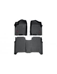 ROUGH COUNTRY FLOOR MATS | FR & RR | CREW CAB | NISSAN...