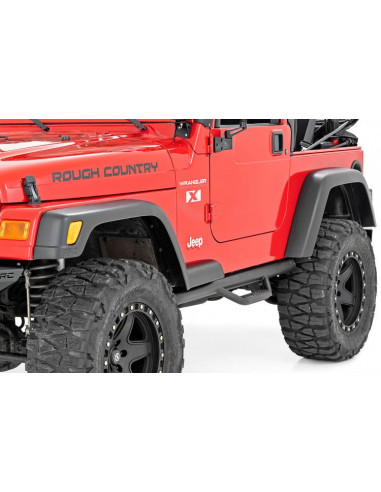ROUGH COUNTRY FENDER FLARE KIT | 5.5" WIDE | JEEP WRANGLER TJ 4WD (1997-2006)