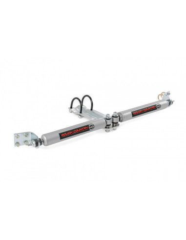 ROUGH COUNTRY N3 STEERING STABILIZER | DUAL | 2-8 INCH LIFT | DODGE 1500 (94-99)