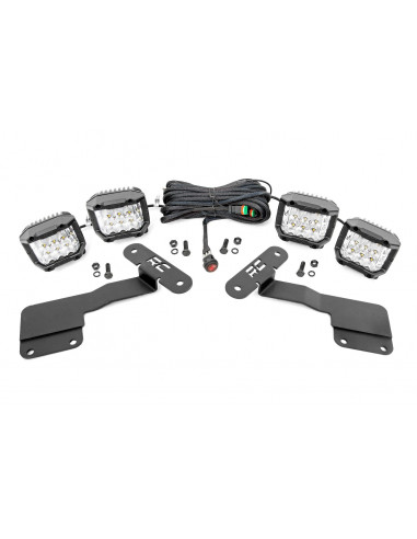 ROUGH COUNTRY LED LIGHT | DITCH MOUNT | DUAL 3"...