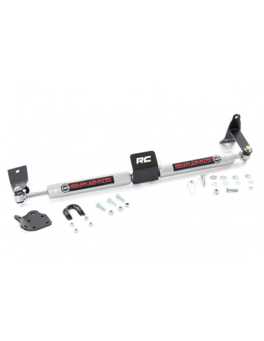 ROUGH COUNTRY N3 STEERING STABILIZER | DUAL | 2-8 INCH LIFT | RAM 2500 (10-13)/3500 (10-12)