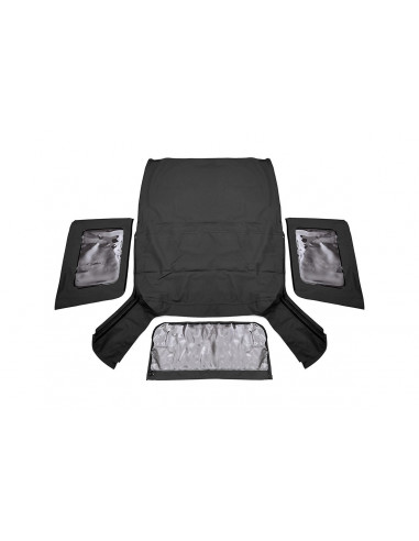 ROUGH COUNTRY Soft Top Replacement Black 2 Door...