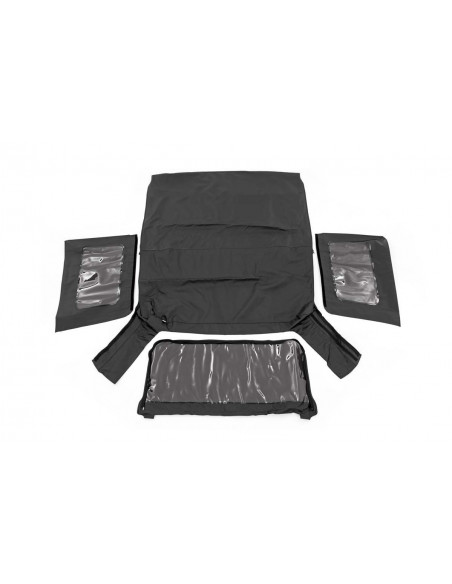 ROUGH COUNTRY Soft Top Replacement Black 2 Door | Jeep Wrangler JK
