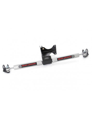 ROUGH COUNTRY N3 STEERING STABILIZER | DUAL | 2-8 INCH LIFT | FORD SUPER DUTY (05-22)