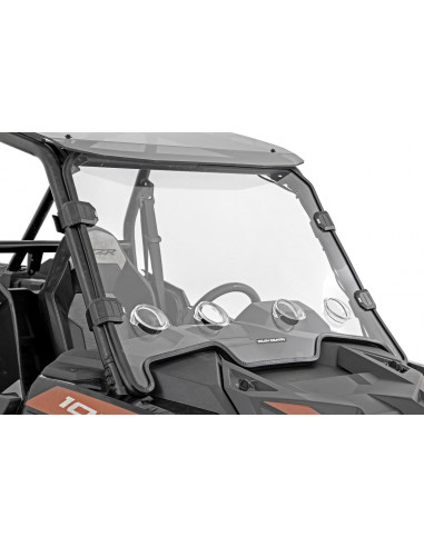 ROUGH COUNTRY VENTED FULL WINDSHIELD | SCRATCH RESISTANT | POLARIS RZR XP 1000/RZR XP 4 1000 (19-22)