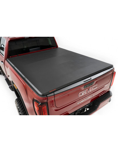 ROUGH COUNTRY BED COVER | TRI FOLD | SOFT | 6'7" BED | CHEVY/GMC 2500HD (20-22)
