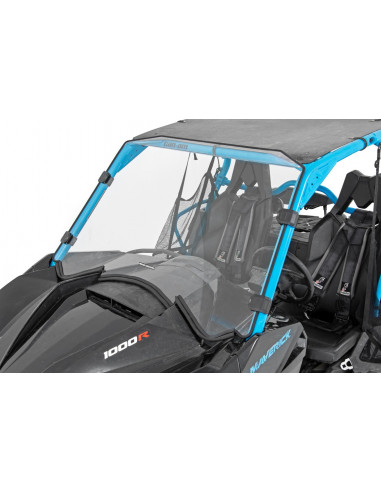 ROUGH COUNTRY FULL WINDSHIELD | SCRATCH RESISTANT | CAN-AM MAVERICK TURBO/MAVERICK TURBO MAX (15-17)