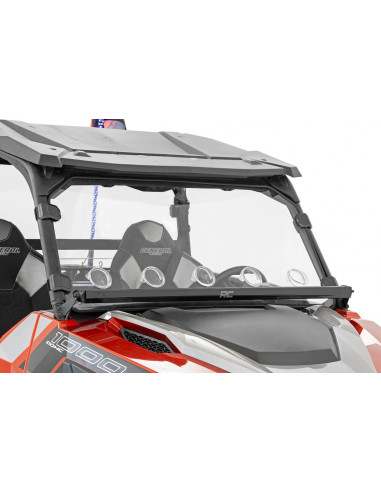 ROUGH COUNTRY VENTED FULL WINDSHIELD | SCRATCH RESISTANT | POLARIS GENERAL (16-22)/GENERAL 4 (17-22)