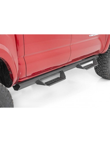 ROUGH COUNTRY AL2 DROP STEPS | DOUBLE CAB | TOYOTA TACOMA 2WD/4WD (2005-2022)