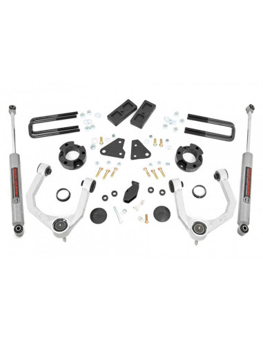 ROUGH COUNTRY 3.5 INCH LIFT KIT | N3 | CAST STEEL KNUCKLES | FORD RANGER (19-22)