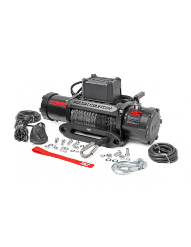 ROUGH COUNTRY 9500-LB PRO SERIES WINCH | SYNTHETIC ROPE