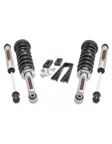 ROUGH COUNTRY 2 INCH LIFT KIT | N3 STRUTS/V2 | FORD F-150 2WD/4WD (2009-2013)