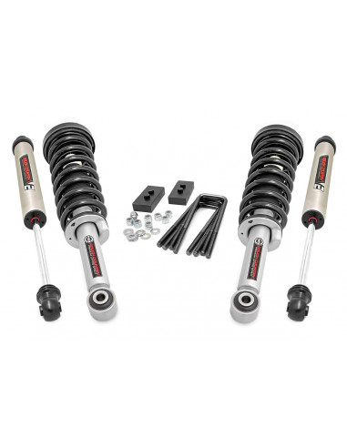 ROUGH COUNTRY 2 INCH LIFT KIT | N3 STRUTS/V2 | FORD F-150 2WD/4WD (2014-2020)