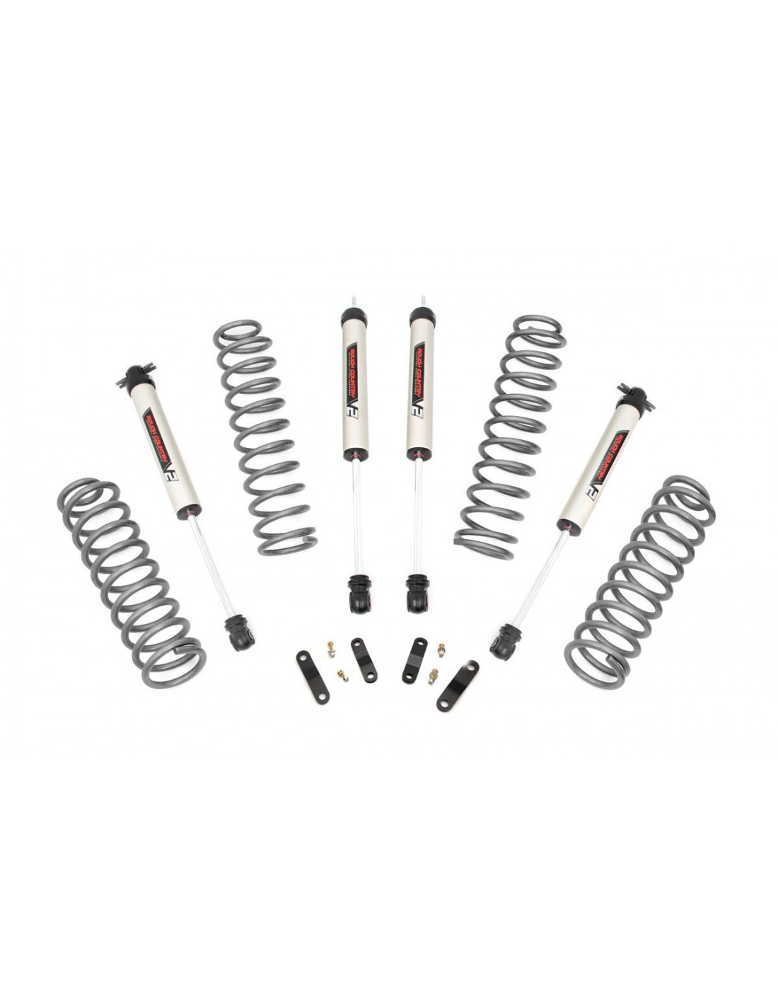 ROUGH COUNTRY 2.5 INCH LIFT KIT COILS V2 JEEP WRANGLER JK 2WD/4WD