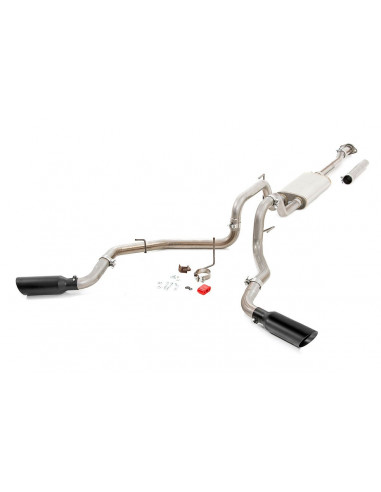 ROUGH COUNTRY PERFORMANCE CAT-BACK EXHAUST | NO STD CAB | FORD F-150 (15-21)