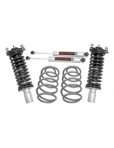 ROUGH COUNTRY 2.5 INCH LIFT KIT | N3 FRONT STRUTS | JEEP LIBERTY KK 4WD (08-12)