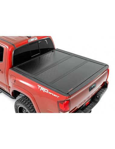ROUGH COUNTRY HARD LOW PROFILE BED COVER | 6'2" BED | TOYOTA TACOMA (16-22)