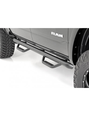 ROUGH COUNTRY NERF STEPS | CAB LENGTH | CREW | 5.5 FT BED | RAM 1500 (19-22)/1500 TRX (21-22)