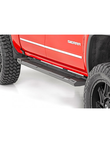 ROUGH COUNTRY HD2 RUNNING BOARDS | EXT CAB | CHEVY/GMC 1500/2500HD/3500HD (07-19)