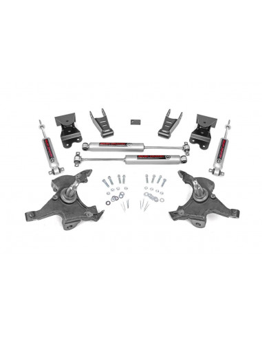 ROUGH COUNTRY LOWERING KIT | 2 INCH FR | 4 INCH RR | CHEVY C1500/K1500 TRUCK (88-99)