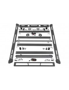 ROUGH COUNTRY ROOF RACK Black Series Lights | Jeep...