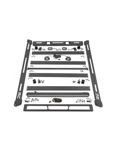 ROUGH COUNTRY ROOF RACK Black Series Lights |...