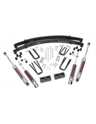 ROUGH COUNTRY 3 INCH LIFT KIT | REAR BLOCKS | TOYOTA TRUCK 4WD (1984-1985)