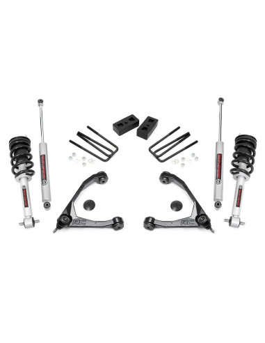 ROUGH COUNTRY 3.5 INCH LIFT KIT | CAST STEEL | N3 STRUT | CHEVY/GMC 1500 (07-13)