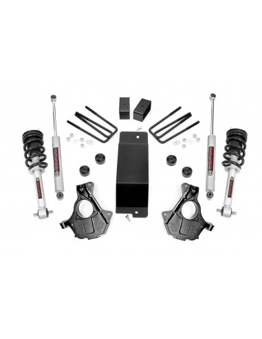 ROUGH COUNTRY 3.5 INCH LIFT KIT | CAST STEEL LCA| N3 STRUT | CHEVY/GMC 1500 (07-13)