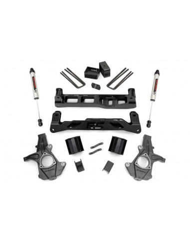 ROUGH COUNTRY 5 INCH LIFT KIT | CAST STEEL | V2 | CHEVY/GMC 1500 (14-17)