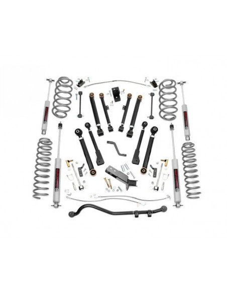ROUGH COUNTRY 4" LIFT KIT X-Series | Jeep Wrangler TJ | Wrangler Unlimited