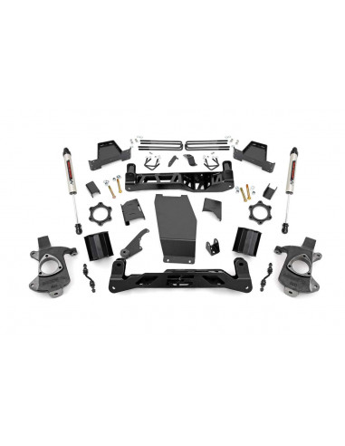 ROUGH COUNTRY 6 INCH LIFT KIT | CAST STEEL | V2 | CHEVY/GMC 1500 (14-17)