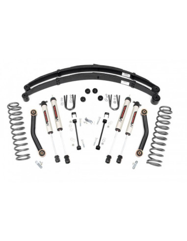 ROUGH COUNTRY 4.5 INCH LIFT KIT | V2 | RR SPRINGS | JEEP CHEROKEE XJ (84-01)