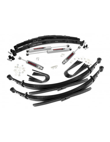 ROUGH COUNTRY 2 INCH LIFT | 52 INCH REAR SPRINGS | CHEVY/GMC C20/K20 C25/K25 TRUCK (73-76)