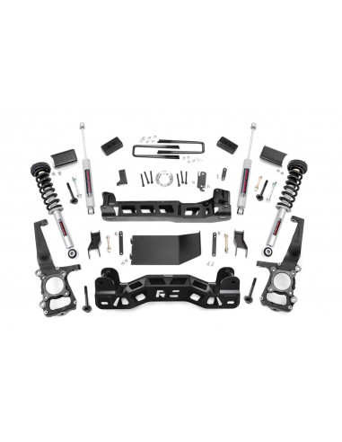 ROUGH COUNTRY 4 INCH LIFT KIT | N3 STRUTS | FORD F-150 4WD (2011-2013)