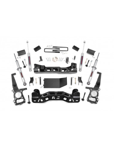 ROUGH COUNTRY 4 INCH LIFT KIT | N3 STRUTS | FORD F-150 4WD (2014)