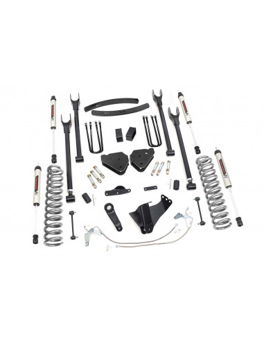 ROUGH COUNTRY 6 INCH LIFT KIT | GAS | 4 LINK | V2 | FORD SUPER DUTY 4WD (08-10)