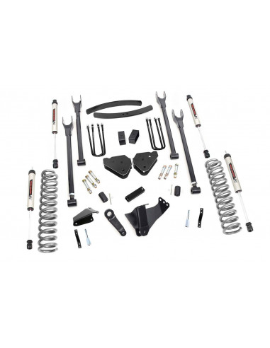 ROUGH COUNTRY 6 INCH LIFT KIT | GAS | 4 LINK | NO OVLDS | V2 | FORD SUPER DUTY (05-07)