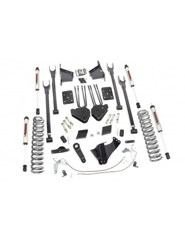 ROUGH COUNTRY 6 INCH LIFT KIT |4-LINK | NO OVLD | V2 | FORD SUPER DUTY 4WD (15-16)