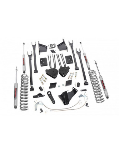 ROUGH COUNTRY 6 INCH LIFT KIT | 4-LINK | NO OVLD | FORD SUPER DUTY 4WD (11-14)