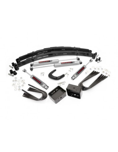 ROUGH COUNTRY 4 INCH LIFT KIT | 52 INCH REAR SPRINGS | CHEVY/GMC C20/K20 C25/K25 TRUCK (73-76)